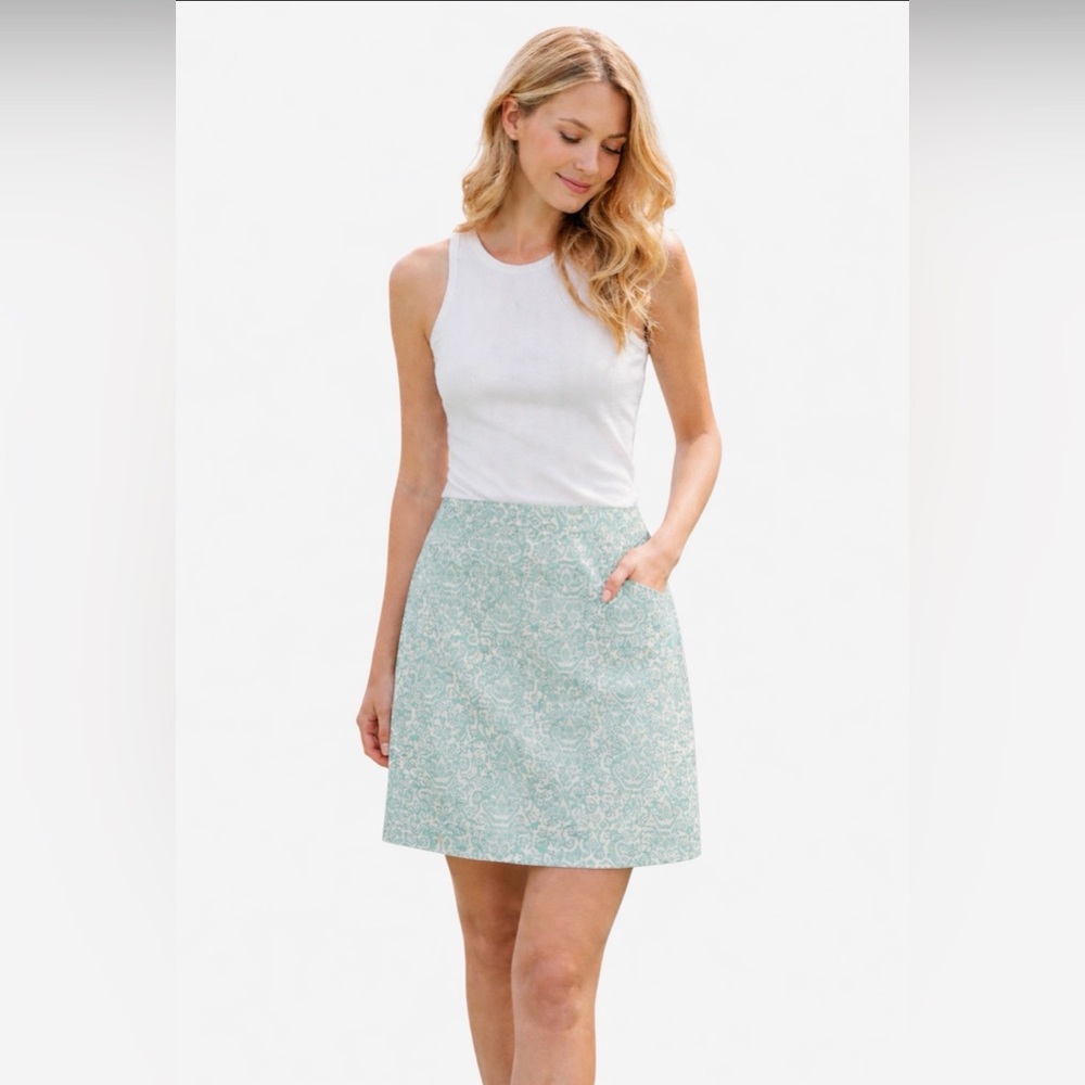 Tommy Bahama Skort Skirt Green Athletic Golf S